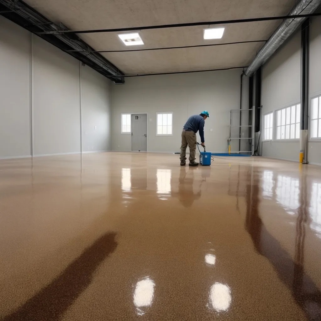 INDUSTRIAL METALLIC EPOXY FLOORING